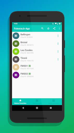 Feinstaub-App screenshot 2
