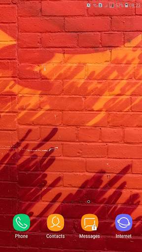 Orange Color Wallpaper 3 تصوير الشاشة