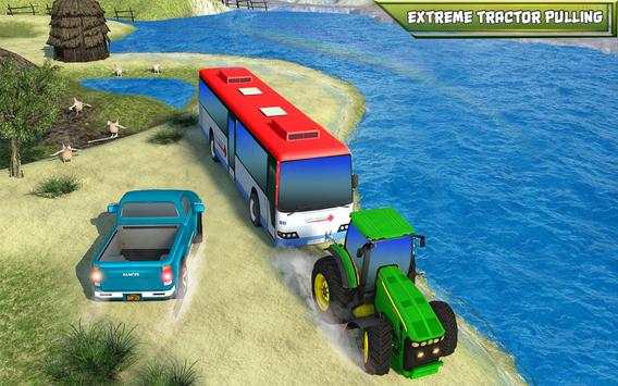 Tow Tractor Games 2018: Rescue Bus Pulling Game screenshot 2