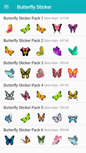 Butterfly Sticker For Whatsapp screenshot 2