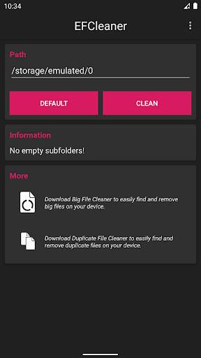 Empty Folder Cleaner - Clean your device screenshot 4