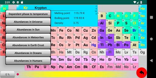 Periodic Table. Elements, isotopes, compounds 3D screenshot 8