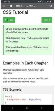 W3Schools - Learn HTML, CSS, JavaScript, PHP, SQL screenshot 3