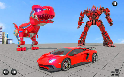 Dino Robot Car Transform Simulator screenshot 3