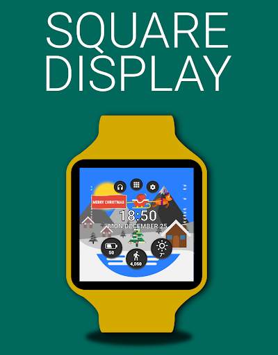 Christmas Watch Face Reborn (by HuskyDev) screenshot 5
