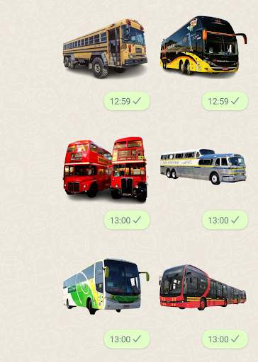 Bus Stickers For WhatsApp screenshot 1