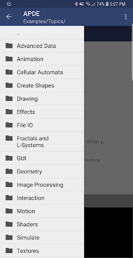 APDE - Android Processing IDE screenshot 4