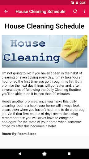 House Cleaning Checklist screenshot 3