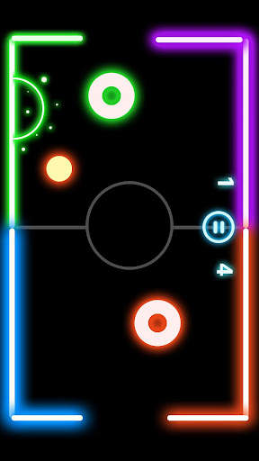 Finger Glow Hockey screenshot 3