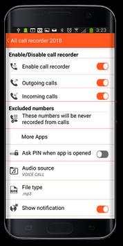 Free auto call recorder 2018 screenshot 3