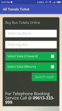 All Travels Ticket screenshot 2