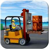 Heavy Forklift Simulator 2018: Free Forklift Games logo