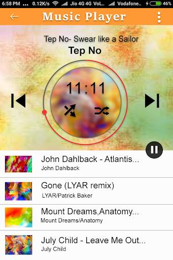 Free Mp3/Music Player For Android - Equalizer screenshot 1