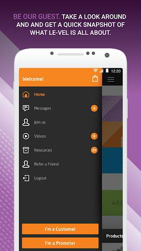 Le-Vel Cloud Control Mobile screenshot 1
