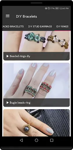 DIY Bracelet Tutorials स्क्रीनशॉट 4