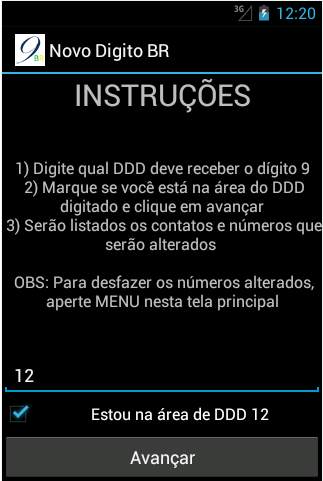 Novo Dígito BR screenshot 1