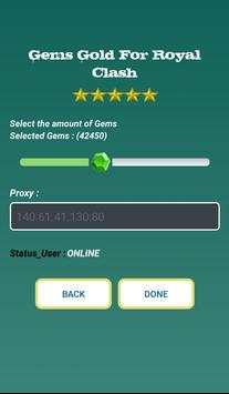 cheats for royal clash prank screenshot 3