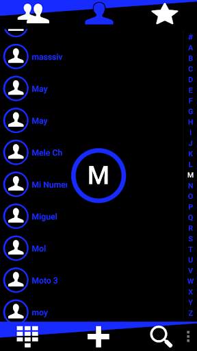 THEME EXDIALER MIXER BLUE BLK screenshot 3