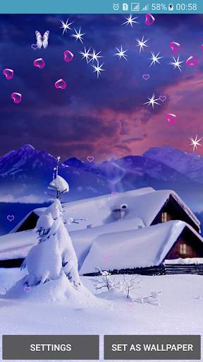 Winter Snow Live Wallpaper screenshot 2