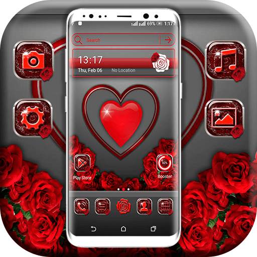 Red Heart Valentine Launcher T 1.1.0