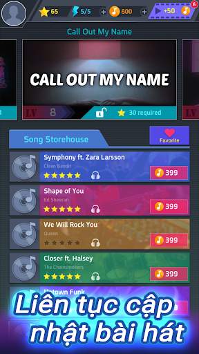 Tap Tap Music – Các Bài Hát Nh screenshot 1