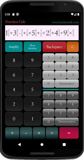 Fraction Calc - Fraction Calculator screenshot 2