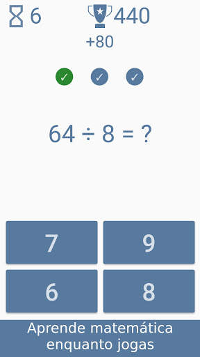 Treinamento cerebral. Math screenshot 1