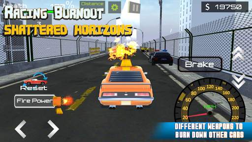 RACING BURNOUT SHATTERED HORIZONS screenshot 3