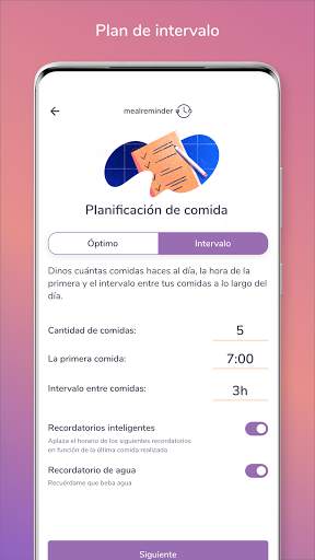 Meal Reminder Pérdida de peso screenshot 6