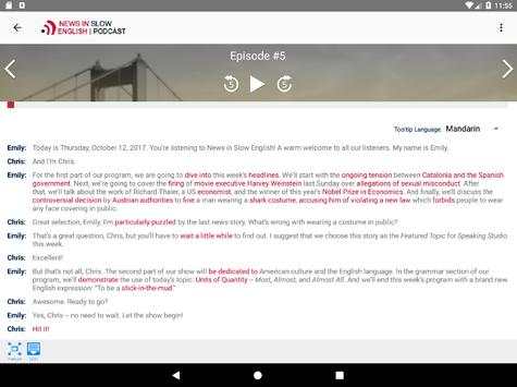 News in Slow English 6 تصوير الشاشة