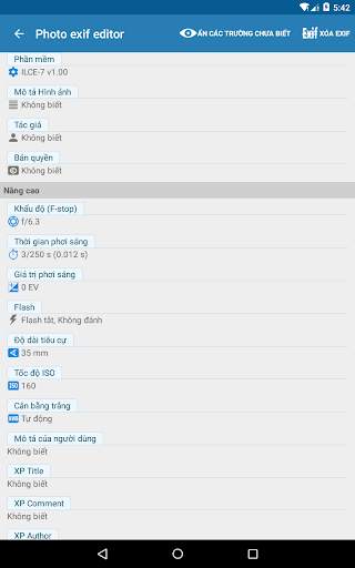 Photo exif editor screenshot 13