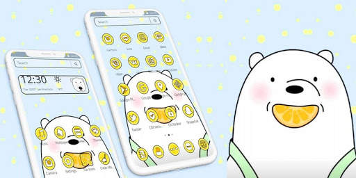 Cartoon Adorable Ice Bear Fruit Theme screenshot 4