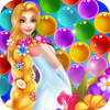 long hair princess bubble icon