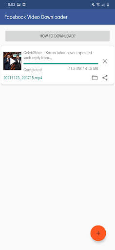 Downloader for Facebook screenshot 7