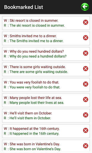Common Mistakes in English скриншот 7