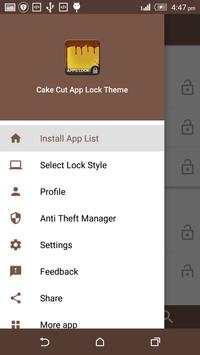 Cake Cut App Lock Theme screenshot 7