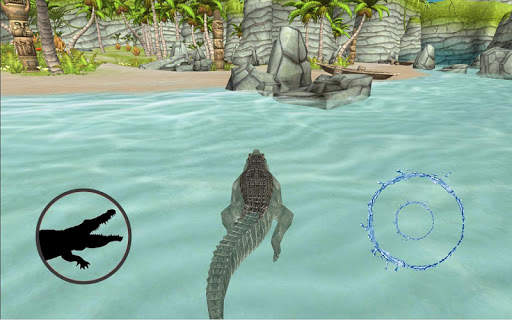 Crocodile Simulator Beach Hunt screenshot 2