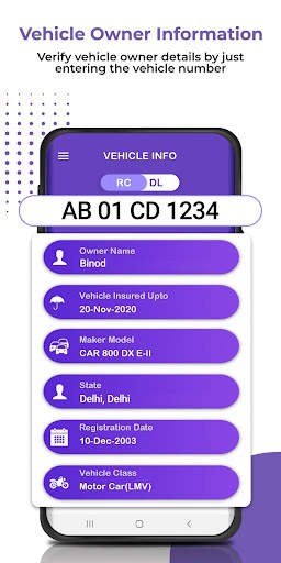 RTO Vehicle Information screenshot 2