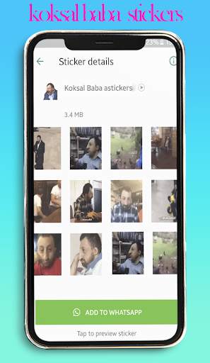 KOKSAL BABA Animated Stickers for WhatsApp screenshot 1