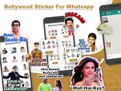 Bollywood Stickers for WhatsApp (WA-Sticker) screenshot 1