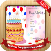 Birthday Party Invitation Designs icon