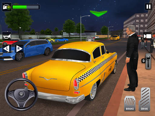 Permainan Mobil Taxi Kota 3d Simulator 2021 screenshot 10
