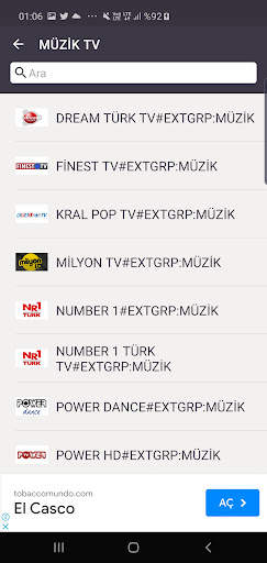MOBİL TV CANLI TV-TÜRK WORLD screenshot 3
