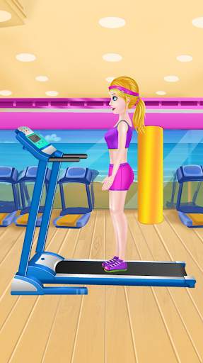 Girl Workout at Gym скриншот 2