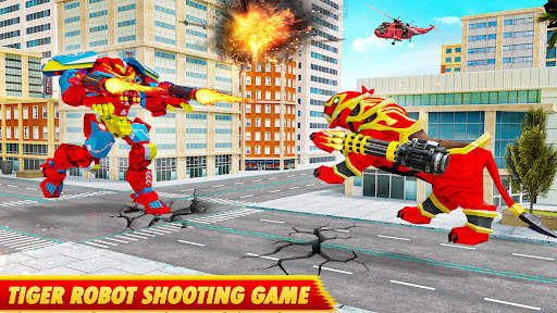Wild Tiger Robot Car Game screenshot 3