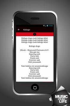 Diamond Platnumz - KIDOGO screenshot 3