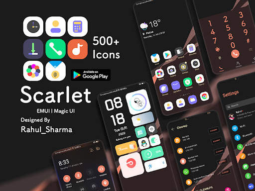 Scarlet EMUI | MAGIC UI THEME screenshot 1