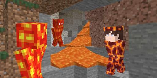 Lava Skins for Minecraft screenshot 1