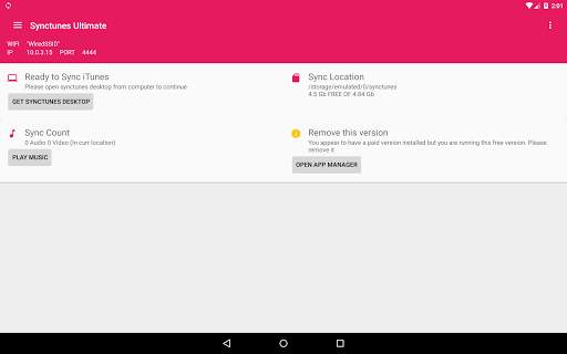 Sync iTunes to android Free screenshot 4