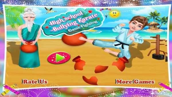 High School Bullying Karate Game Fighting screenshot 1